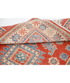 Kazak 3'3'' X 4'10'' Hand-Knotted Wool Rug 3'3'' x 4'10'' (98 X 145) / Red / Ivory