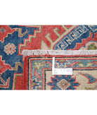 Kazak 3'3'' X 4'9'' Hand-Knotted Wool Rug 3'3'' x 4'9'' (98 X 143) / Red / Ivory