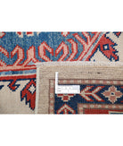 Kazak 6'3'' X 9'4'' Hand-Knotted Wool Rug 6'3'' x 9'4'' (188 X 280) / Ivory / Red