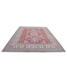 Kazak 8'6'' X 10'5'' Hand-Knotted Wool Rug 8'6'' x 10'5'' (255 X 313) / Red / Ivory