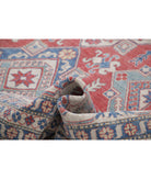 Kazak 8'6'' X 10'5'' Hand-Knotted Wool Rug 8'6'' x 10'5'' (255 X 313) / Red / Ivory