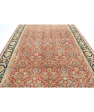 Agra 8'10'' X 11'8'' Hand-Knotted Wool Rug 8'10'' x 11'8'' (265 X 345) / Red / Black