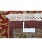 Agra 8'10'' X 11'8'' Hand-Knotted Wool Rug 8'10'' x 11'8'' (265 X 345) / Red / Black