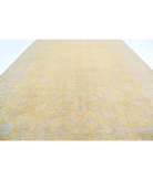 Agra 12'0'' X 18'2'' Hand-Knotted Wool Rug 12'0'' x 18'2'' (268 X 350) / Gold / Grey
