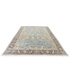 Agra 8'1'' X 11'4'' Hand-Knotted Wool Rug 8'1'' x 11'4'' (268 X 363) / Grey / Brown