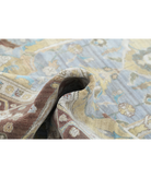 Agra 8'1'' X 11'4'' Hand-Knotted Wool Rug 8'1'' x 11'4'' (268 X 363) / Grey / Brown
