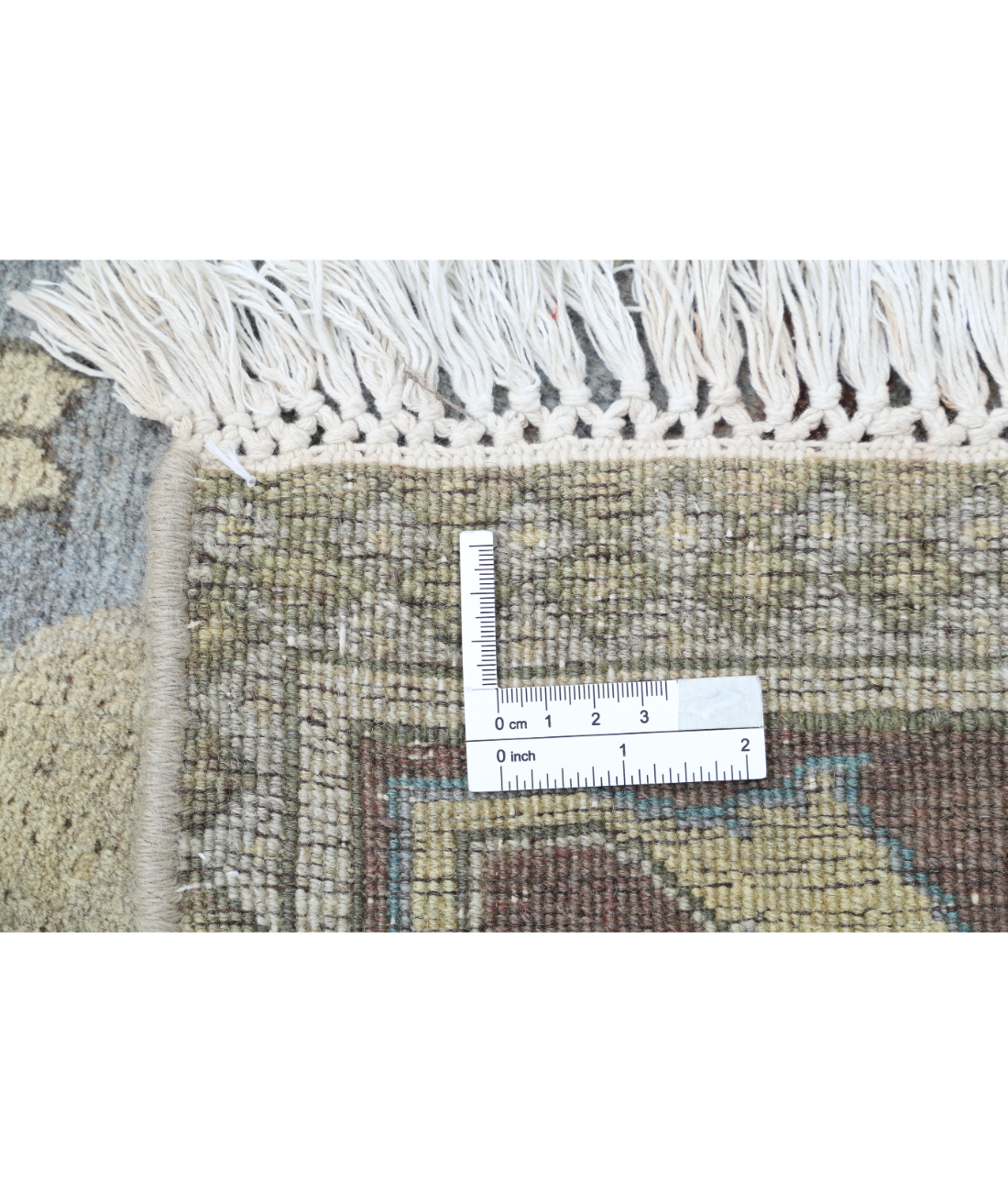 Agra 8'1'' X 11'4'' Hand-Knotted Wool Rug 8'1'' x 11'4'' (268 X 363) / Grey / Brown