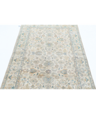 Agra 3'11'' X 6'0'' Hand-Knotted Wool Rug 3'11'' x 6'0'' (75 X 303) / Ivory / Grey