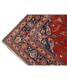 Tabriz 9' 0" X 12' 3" Hand-Knotted Wool Rug 9' 0" X 12' 3" (274 X 373) / Rust / Blue