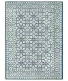 Hand Knotted Ariana Wool & Cotton Rug 8' 1" X 11' 2" 8' 1" X 11' 2" (246 X 340) / White / Blue