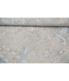 Hand Knotted Ariana Wool Rug 8' 9" X 11' 9" 8' 9" X 11' 9" (267 X 358) / Brown / Blue