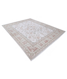 Hand Knotted Ariana Wool Rug 8' 7" X 10' 10" 8' 7" X 10' 10" (262 X 330) / Ivory / Grey