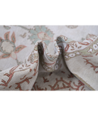 Hand Knotted Ariana Wool Rug 8' 7" X 10' 10" 8' 7" X 10' 10" (262 X 330) / Ivory / Grey
