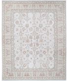 Hand Knotted Ariana Wool Rug 8' 7" X 10' 10" 8' 7" X 10' 10" (262 X 330) / Ivory / Grey