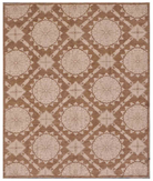 Hand Knotted Artemix Wool Rug 7' 3" X 8' 11" 7' 3" X 8' 11" (221 X 272) / Brown / Ivory