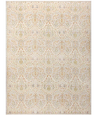 Hand Knotted Artemix Wool Rug 10' 3" X 13' 8" 10' 3" X 13' 8" (312 X 417) / Grey / Ivory