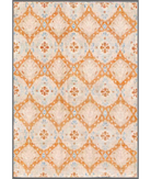 Hand Knotted Artemix Wool Rug 4' 1" X 5' 7" 4' 1" X 5' 7" (124 X 170) / Rust / Ivory