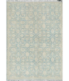 Hand Knotted Artemix Wool Rug 8' 0" X 10' 8" 8' 0" X 10' 8" (244 X 325) / Blue / Ivory