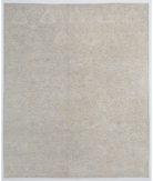 Hand Knotted Artemix Wool Rug 8' 2" X 9' 9" 8' 2" X 9' 9" (249 X 297) / Grey / Ivory