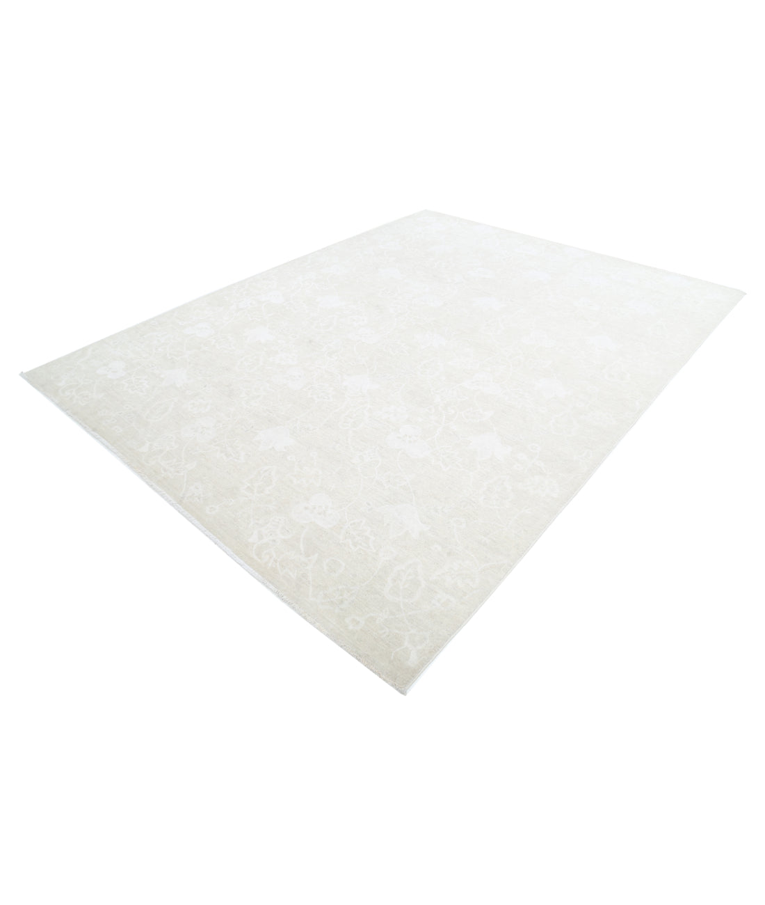 Artemix 7' 11" X 10' 1" Hand-Knotted Wool Rug 7' 11" X 10' 1" (241 X 307) / Taupe / Ivory