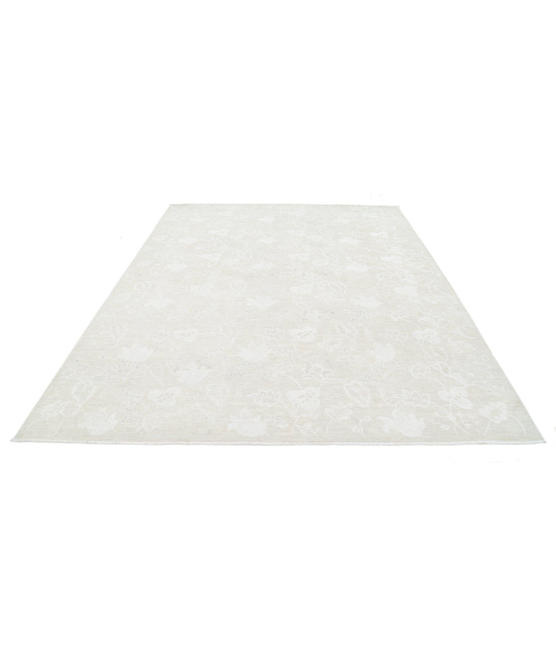 Artemix 7' 11" X 10' 1" Hand-Knotted Wool Rug 7' 11" X 10' 1" (241 X 307) / Taupe / Ivory