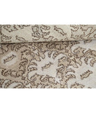 Artemix 4' 4" X 5' 4" Hand-Knotted Wool Rug 4' 4" X 5' 4" (132 X 163) / Ivory / Taupe