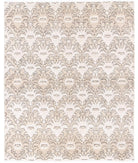 Artemix 4' 4" X 5' 4" Hand-Knotted Wool Rug 4' 4" X 5' 4" (132 X 163) / Ivory / Taupe