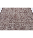 Hand Knotted Artemix Wool Rug 5' 11" X 8' 7" 5' 11" X 8' 7" (180 X 262) / Brown / Brown