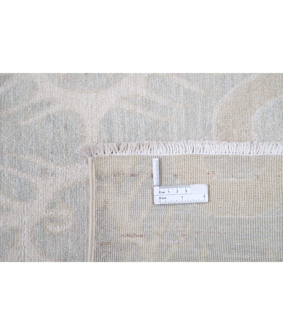 Hand Knotted Artemix Wool Rug 7' 9" X 9' 6" 7' 9" X 9' 6" (236 X 290) / Ivory / Grey