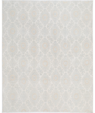 Hand Knotted Artemix Wool Rug 7' 9" X 9' 6" 7' 9" X 9' 6" (236 X 290) / Ivory / Grey