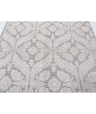 Hand Knotted Artemix Wool Rug 6' 2" X 8' 1" 6' 2" X 8' 1" (188 X 246) / Brown / Ivory