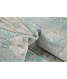 Hand Knotted Artemix Wool Rug 7' 11" X 9' 5" 7' 11" X 9' 5" (241 X 287) / Green / Ivory