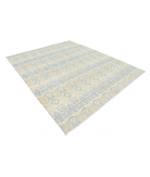 Hand Knotted Artemix Wool Rug 8' 3" X 10' 1" 8' 3" X 10' 1" (251 X 307) / Ivory / Blue