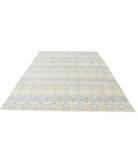Hand Knotted Artemix Wool Rug 8' 3" X 10' 1" 8' 3" X 10' 1" (251 X 307) / Ivory / Blue