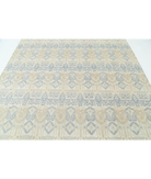 Hand Knotted Artemix Wool Rug 8' 3" X 10' 1" 8' 3" X 10' 1" (251 X 307) / Ivory / Blue