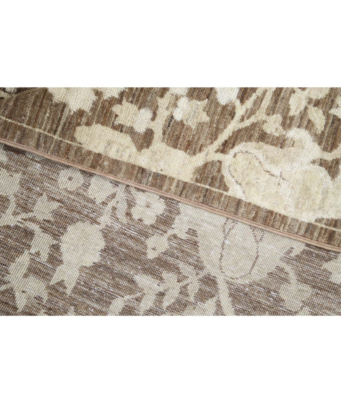 Hand Knotted Artemix Wool Rug 8' 0" X 9' 10" 8' 0" X 9' 10" (244 X 300) / Brown / Brown