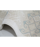 Hand Knotted Artemix Wool Rug 6' 6" X 9' 6" 6' 6" X 9' 6" (198 X 290) / Ivory / Ivory
