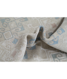 Hand Knotted Artemix Wool Rug 6' 6" X 9' 6" 6' 6" X 9' 6" (198 X 290) / Ivory / Ivory