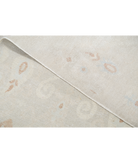Hand Knotted Artemix Wool Rug 9' 10" X 13' 3" 9' 10" X 13' 3" (300 X 404) / Ivory / Teal