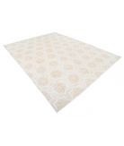 Hand Knotted Artemix Wool Rug 8' 8" X 11' 3" 8' 8" X 11' 3" (264 X 343) / Ivory / Ivory