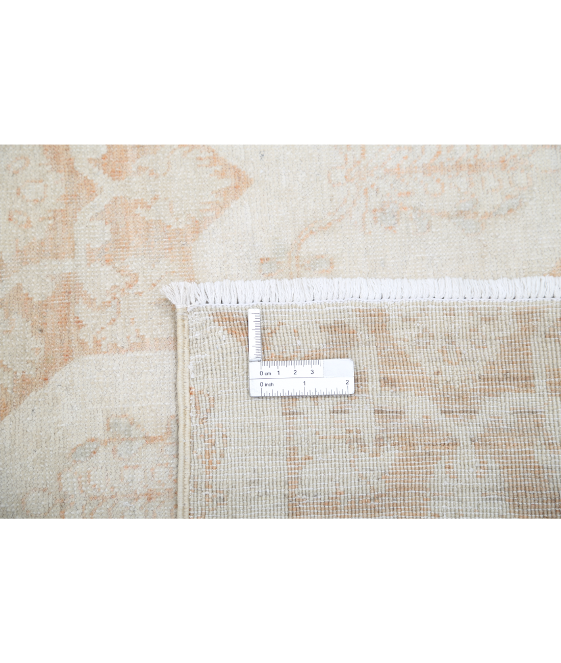 Hand Knotted Artemix Wool Rug 8' 8" X 11' 3" 8' 8" X 11' 3" (264 X 343) / Ivory / Ivory