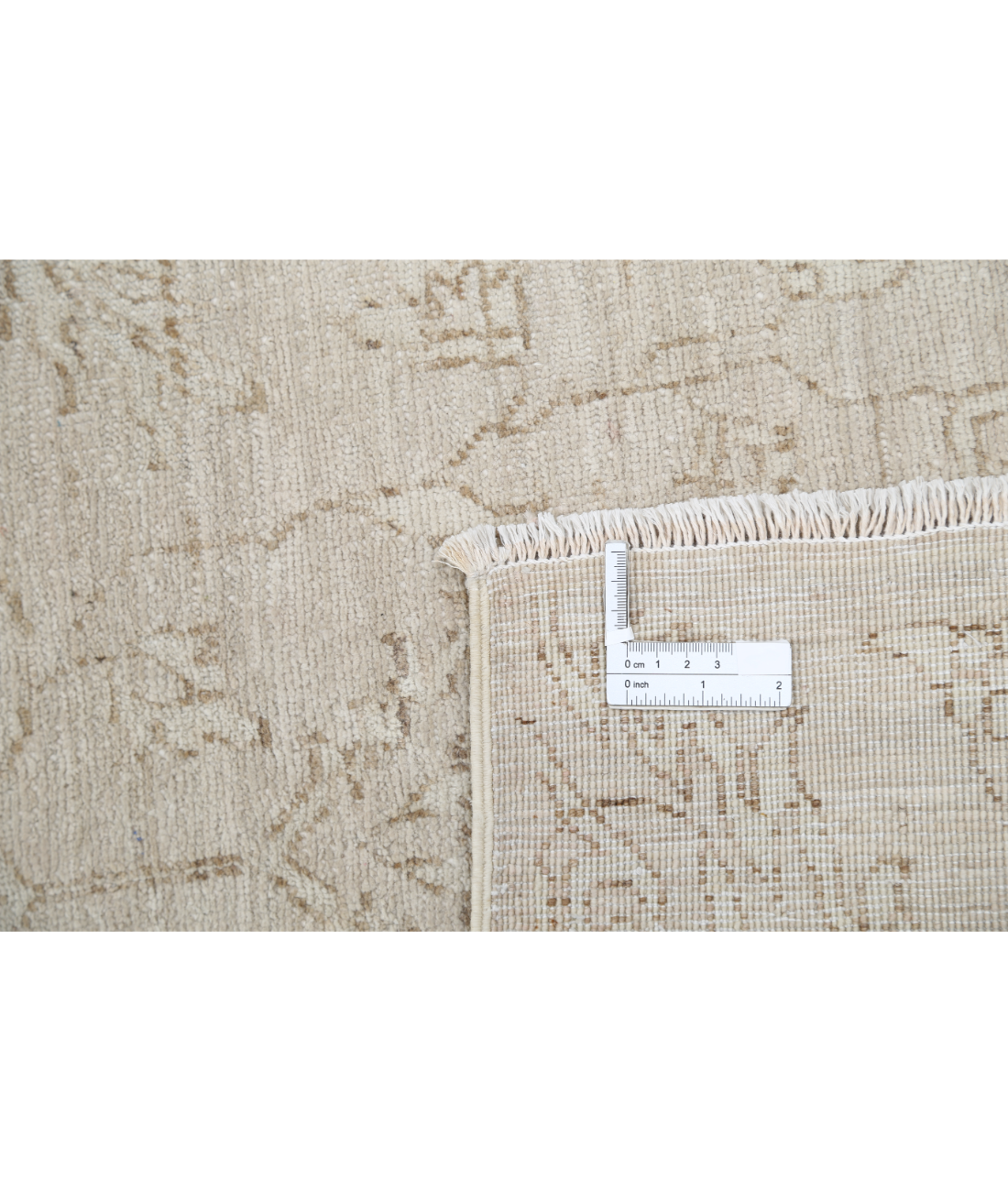 Hand Knotted Artemix Wool Rug 8' 0" X 9' 11" 8' 0" X 9' 11" (244 X 302) / Beige / Taupe