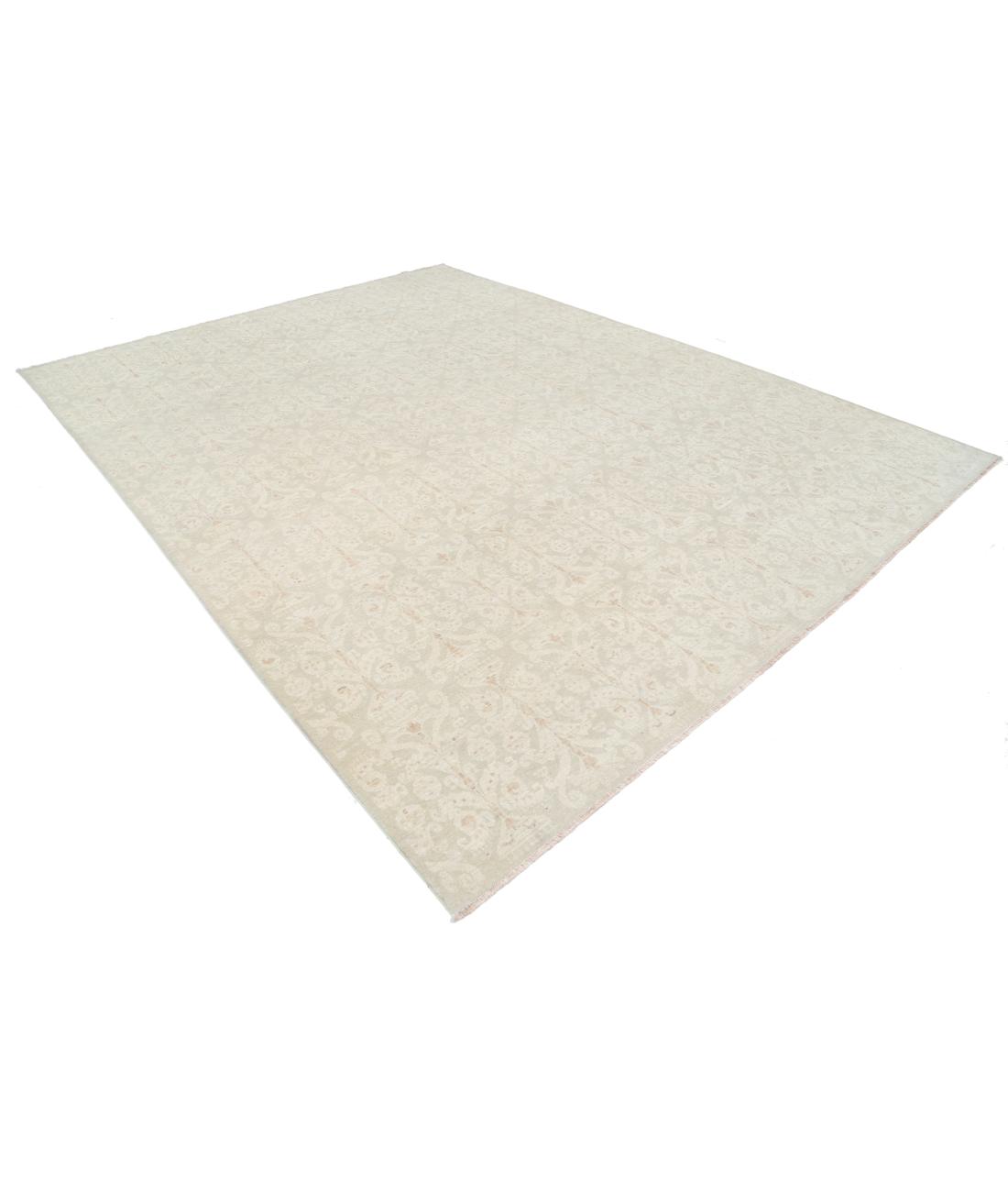 Hand Knotted Artemix Wool Rug 8' 10" X 11' 8" 8' 10" X 11' 8" (269 X 356) / Grey / Grey