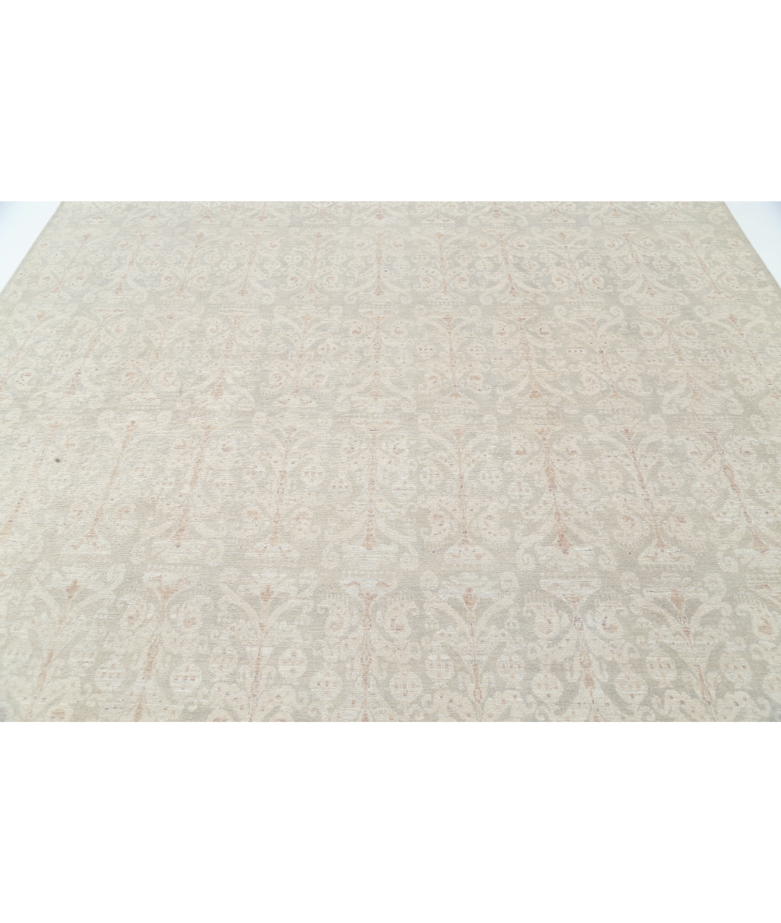 Hand Knotted Artemix Wool Rug 8' 10" X 11' 8" 8' 10" X 11' 8" (269 X 356) / Grey / Grey