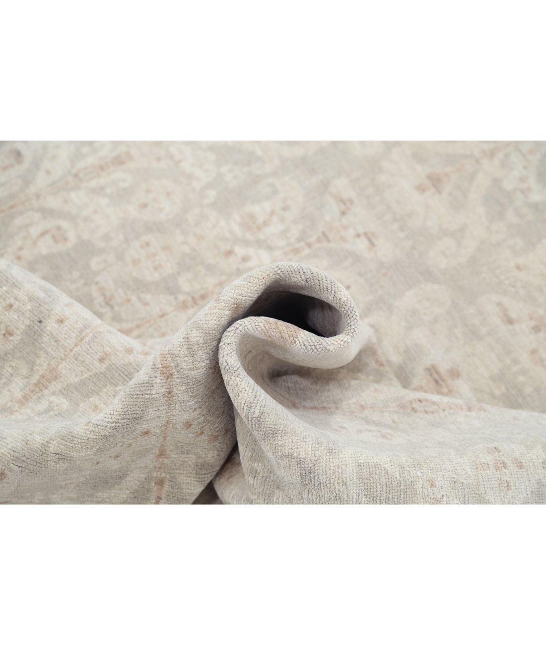 Hand Knotted Artemix Wool Rug 8' 10" X 11' 8" 8' 10" X 11' 8" (269 X 356) / Grey / Grey