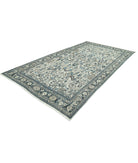 Vintage 7'2'' X 13'0'' Hand-Knotted Wool Rug 7'2'' x 13'0'' (215 X 390) / Ivory / Blue