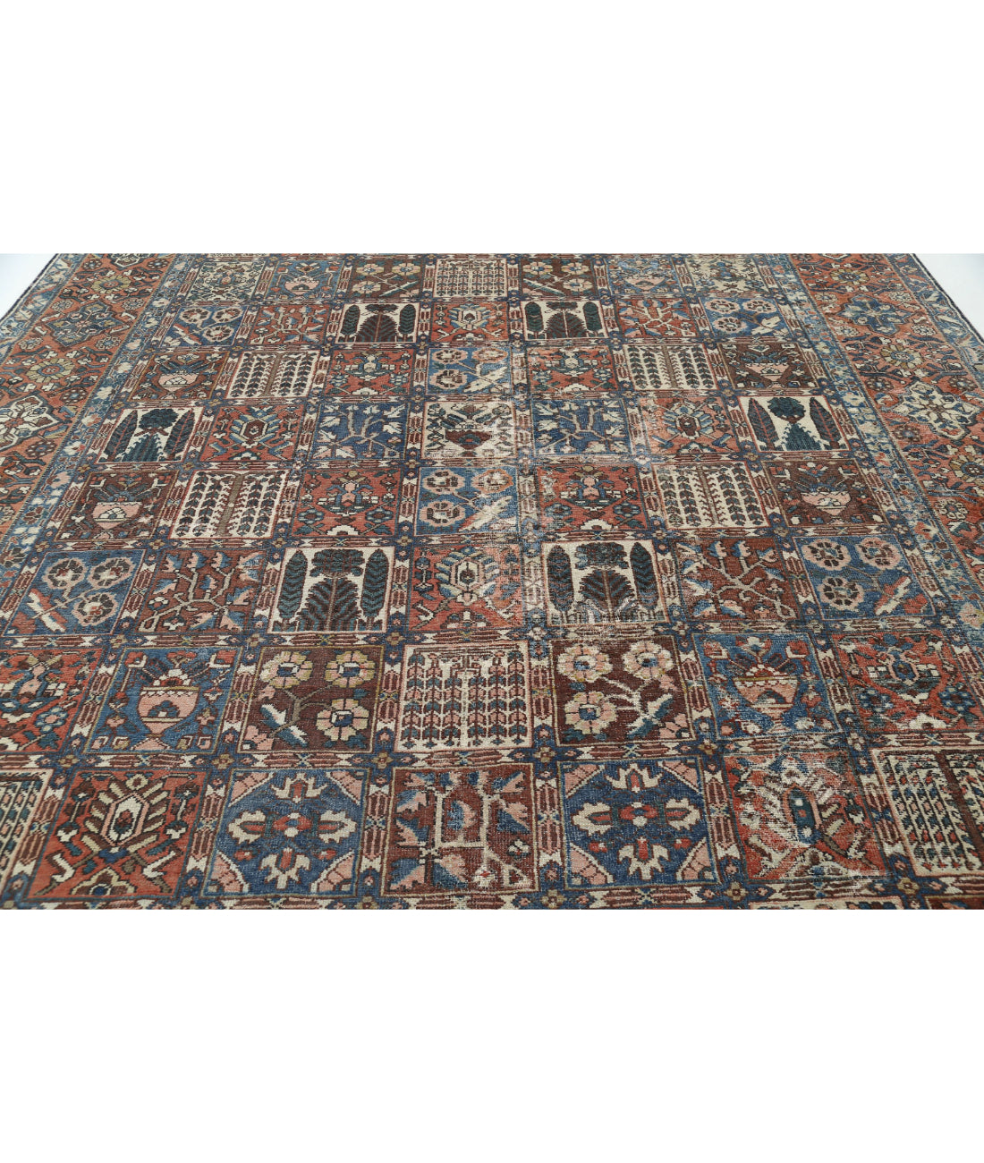 Vintage 10'7'' X 13'1'' Hand-Knotted Wool Rug 10'7'' x 13'1'' (318 X 393) / Multi / Rust