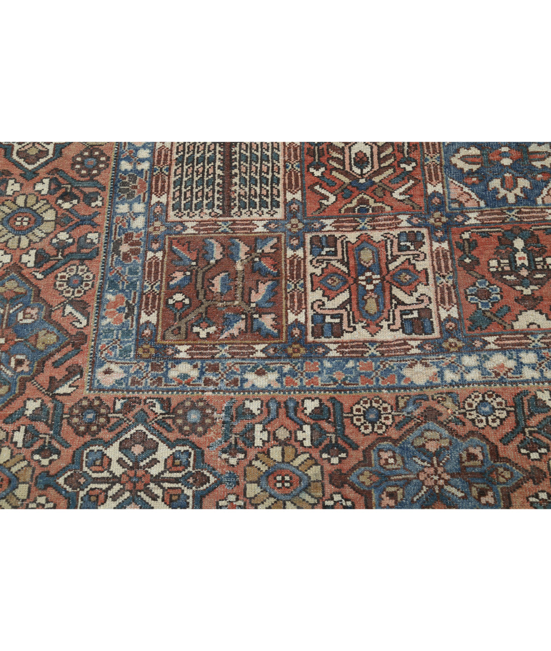 Vintage 10'7'' X 13'1'' Hand-Knotted Wool Rug 10'7'' x 13'1'' (318 X 393) / Multi / Rust