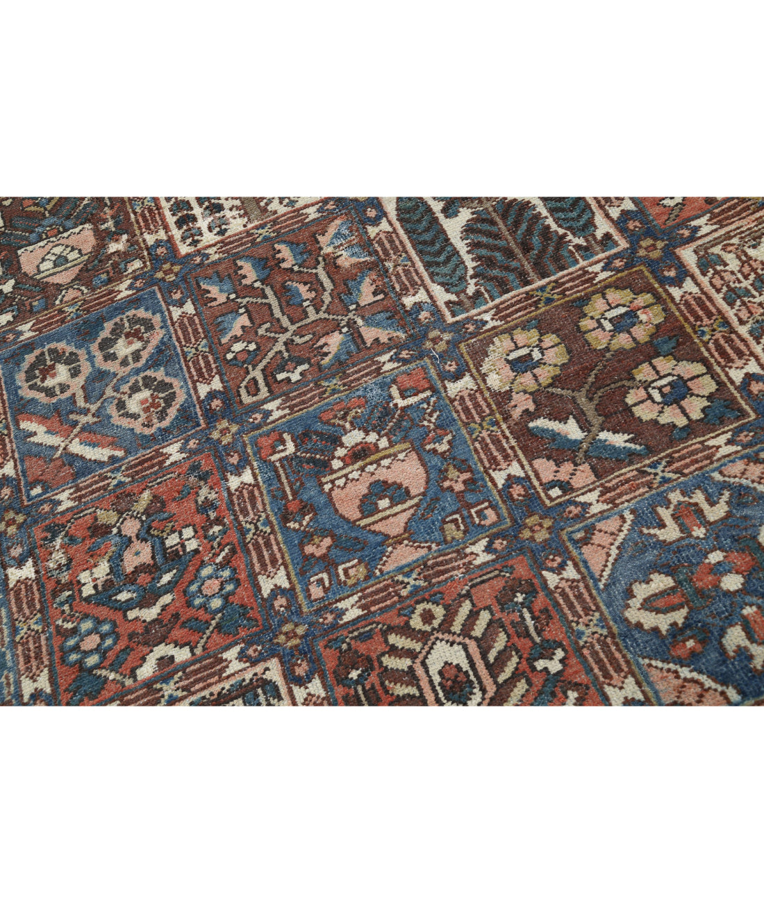 Vintage 10'7'' X 13'1'' Hand-Knotted Wool Rug 10'7'' x 13'1'' (318 X 393) / Multi / Rust