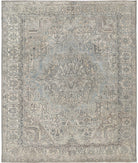 Vintage 10'1'' X 12'3'' Hand-Knotted Wool Rug 10'1'' x 12'3'' (303 X 368) / Grey / Ivory